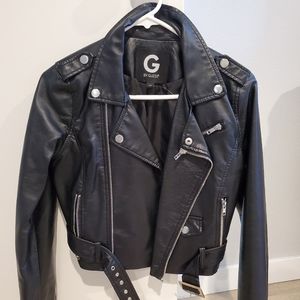 Faux leather jacket